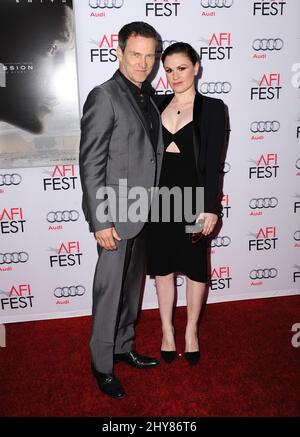 Stephen Moyer, Anna Paquin AFI FEST 2015 première de 'commotion' au TCL Chinese Theatre Banque D'Images