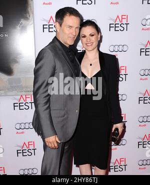 Stephen Moyer, Anna Paquin AFI FEST 2015 première de 'commotion' au TCL Chinese Theatre Banque D'Images