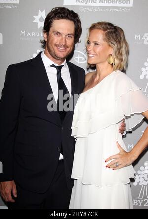 Oliver Hudson et Erinn Bartlett assistent au Gala 2015 Baby2Baby présenté par la Marula Oil & Kayne Capital Advisors Foundation honorant Kerry Washington à Culver City, Californie. Banque D'Images