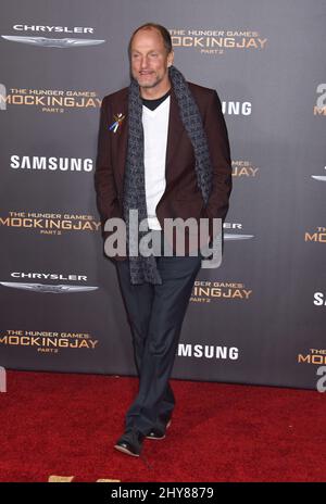 Woody Harrelson The Hunger Games: Mockingjay - partie 2' première de Los Angeles au Microsoft Theatre Banque D'Images