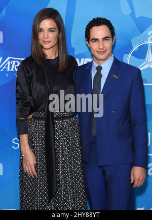 Katie Holmes & Zac Posen participant à l'événement de variété inaugurale et WWD StyleMakers qui s'est tenu aux studios Smashbox. Banque D'Images