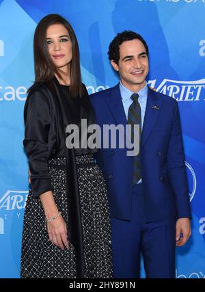 Katie Holmes & Zac Posen participant à l'événement de variété inaugurale et WWD StyleMakers qui s'est tenu aux studios Smashbox. Banque D'Images