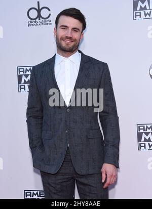 Sam Hunt American Music Awards 2015 au Microsoft Theatre. Banque D'Images