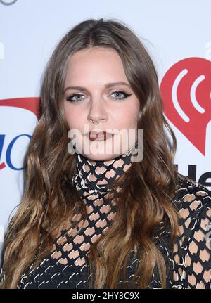 Tove Lo participe au concert Jingle ball de KIIS FM au Staples Center de Los Angeles. Banque D'Images