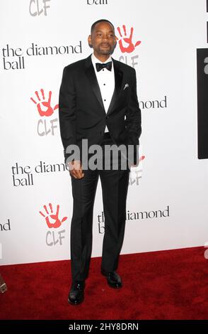 Will Smith, qui participe à la Rihanna et à la Fondation Clara Lionel, organise le bal annuel de diamants 2nd qui se tient à Barker Hanger, à Los Angeles, aux États-Unis. Banque D'Images