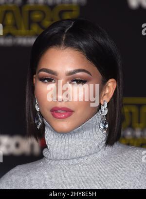 Zendaya Coleman 'Star Wars: The Force Awakens' première mondiale tenue au Dolby Theatre Banque D'Images