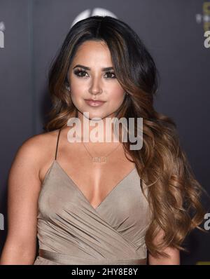 La première mondiale de Becky G « Star Wars: The Force Awakens » s'est tenue au Dolby Theatre Banque D'Images