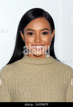 Karrueche Tran assiste à la présentation de Stella McCartney à l'automne 2016 le 12 janvier 2016 à Los Angeles. Banque D'Images