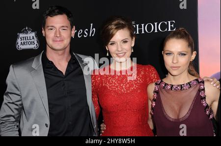 Benjamin Walker, Maggie Grace, Teresa Palmer assistant à la projection spéciale « The Choice » de Los Angeles, tenue à Arclight Hollywood Banque D'Images
