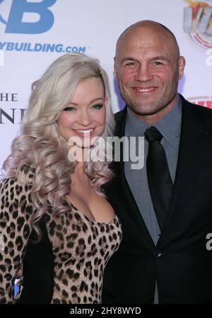 Mindy Robinson, Randy Couture, participant aux World Mixed Martial Arts Awards 8th des Fighters Only, au Palazzo Resort Hotel Casino de Las Vegas, Nevada. Banque D'Images