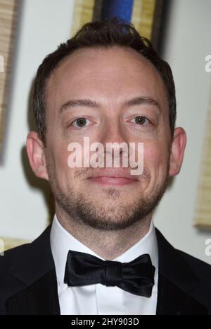 Zach Craley a assisté aux Writers Guild Awards 2016 qui se sont déroulés au Hyatt Regency Century Plaza Hotel à Los Angeles, États-Unis. Banque D'Images