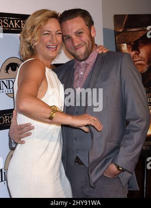 Zoe Bell et Jacob Horn assistant à la projection spéciale « Forsaken » de Los Angeles, tenue au Autry Museum of the American West, 16 février 2016 Los Angeles, ca. Banque D'Images