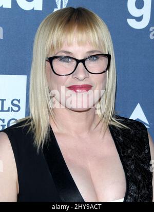 Patricia Arquette participant aux prix annuels de médias GLAAD 27th qui se tiennent à l'hôtel Beverly Hilton Banque D'Images