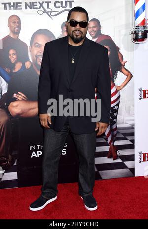 ICE Cube assister à la première 'Barbershop: The Next Cut' à Los Angeles Banque D'Images