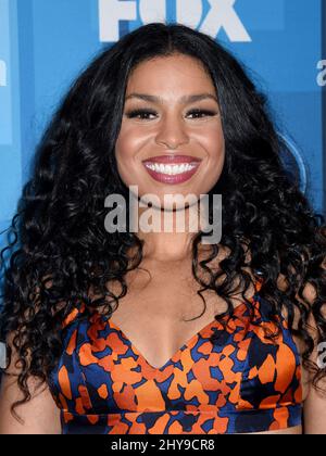 Jordin Sparks arrive à la fin de la saison d'adieu 'American Idol' au Dolby Theatre le jeudi 7 avril 2016, à Los Angeles. Banque D'Images