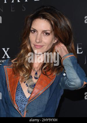 Dawn Olivieri participe à la première de l'État libre de Jones à Los Angeles. Banque D'Images