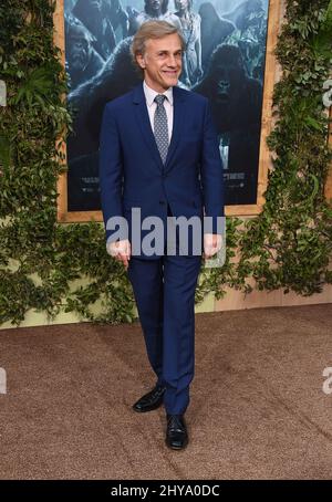 Christoph Waltz assiste à la première mondiale de la légende de Tarzan qui s'est tenue au Dolby Theatre à Hollywood, en Californie. Banque D'Images