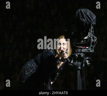 Adele se produit lors de son « 25 World Tour » à Los Angeles, le 20th août 2016. Banque D'Images