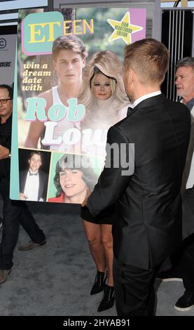 Rob Lowe, Sheryl Berkoff arrive pour la « comédie centrale de Rob Lowe » qui s'est tenue aux STUDIOS SONY Pictures, Culver City, Los Angeles, le 27 août 2016. Banque D'Images