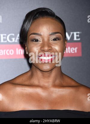 Rashia Whitlock arrive pour la première mondiale « When the Bough Breaks » qui s'est tenue au Regal Cinemas L.A. LIVE, Los Angeles, 28th août 2016. Banque D'Images