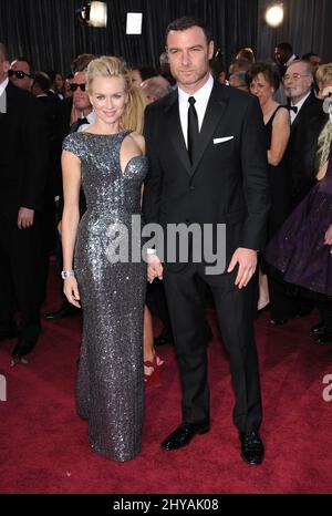 Naomi Watts et Liev Schreiber ont annoncé leur séparation. 24 février 2013 Hollywood, ca. Naomi Watts et Liev Schreiber Prix annuels 85th de l'Académie au Dolby Theatre Banque D'Images