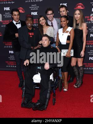 Staz Nair, Ben Vereen, Victoria Justice, Ryan McCartan, Reeve CA assister au Rocky Horror Picture Show: Faisons à nouveau le temps Warp première tenue au Roxy, à Los Angeles, Californie. Banque D'Images