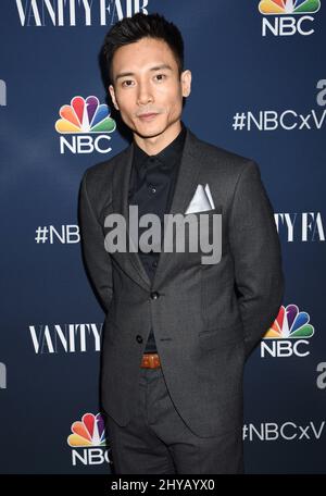 Manny Jacinto arrive à la NBC et Vanity Fair toast la saison de télévision 2016-2017 qui se tient à Neuehouse Hollywood Banque D'Images