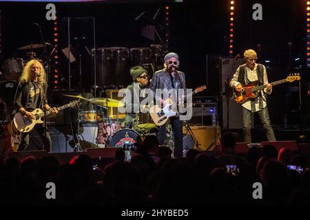 NEW YORK, NEW YORK - MARS 10: Keith Richards et les X-pensive Winos se produisent sur scène lors de la sixième édition annuelle LOVE ROCKS NYC Benefit concert for God's Love que nous livrons au Beacon Theatre le 10 mars 2022 à New York. Crédit : Ron Adar/Alay Live News Banque D'Images
