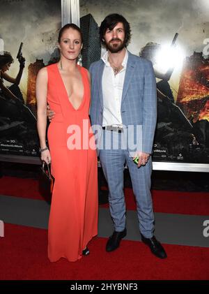 Eoin Macken participant à la première projection à Los Angeles de 'Resident Evil: The final Chapter' Banque D'Images