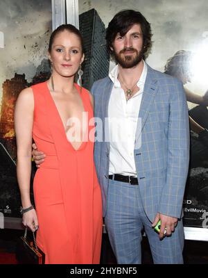 Eoin Macken participant à la première projection à Los Angeles de 'Resident Evil: The final Chapter' Banque D'Images