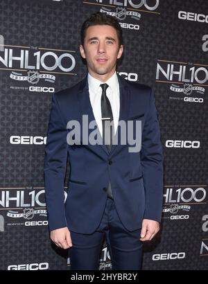 Billy Flynn arrive au Gala NHL 100 qui a eu lieu au Microsoft Theatre. Banque D'Images