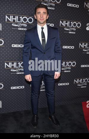 Billy Flynn arrive au Gala NHL 100 qui a eu lieu au Microsoft Theatre. Banque D'Images