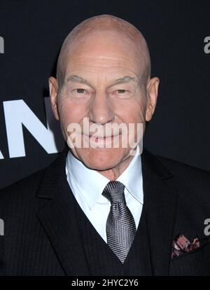 Patrick Stewart participe à la projection spéciale « Logan » qui a eu lieu au centre Lincoln de New York, aux États-Unis Banque D'Images