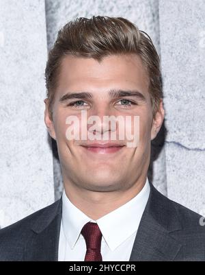 Chris Zylka arrive à la première saison 3 de la chaîne HBO, « les restes », qui s'est tenue à l'Avalon. Banque D'Images