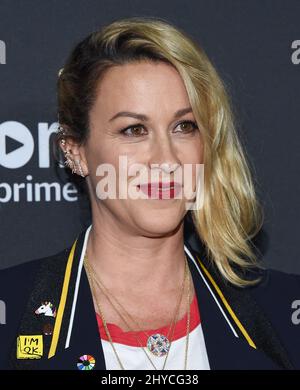 Alanis Morissette arrive à l'événement FYC pour le film « transparent » d'Amazon Video qui s'est tenu au Hollywood Athletic Club de Los Angeles, aux États-Unis Banque D'Images