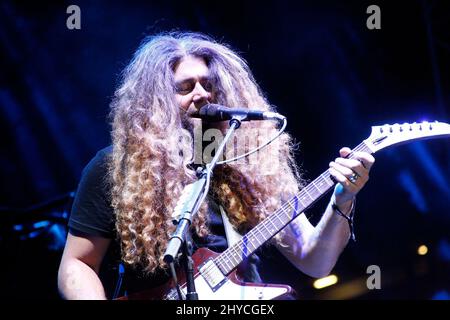 Claudio Sanchez de Coheed et Cambria se produit au Las Rscang Festival 2017, au centre d'événements du centre-ville de Las Vegas Banque D'Images