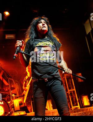 Joey Belladonna d'Anthrax se produit au festival Las rangent 2017, au centre des événements du centre-ville de Las Vegas Banque D'Images