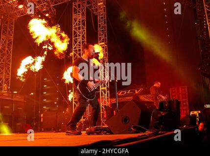 Sully Erna of Godsmack se produit au festival Las rangeous de 2017, au centre d'événements du centre-ville de Las Vegas Banque D'Images