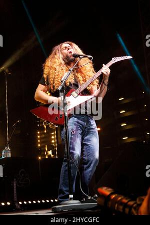 Claudio Sanchez de Coheed et Cambria se produit au Las Rscang Festival 2017, au centre d'événements du centre-ville de Las Vegas Banque D'Images