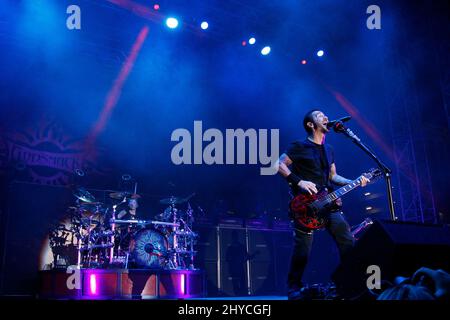 Sully Erna of Godsmack se produit au festival Las rangeous de 2017, au centre d'événements du centre-ville de Las Vegas Banque D'Images