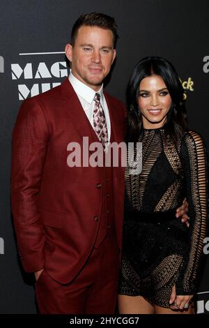 Channing Tatum, Jenna Dewan-Tatum arrive à la soirée d'ouverture de Magic Mike Las Vegas, Club Domina au Hard Rock Hotel & Casino Banque D'Images