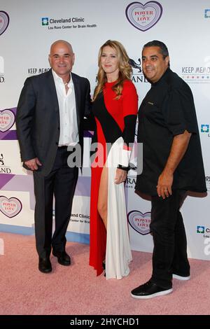 Andre Agassi, Steffi Graf, Chef Michael Mina participant au Gala annuel de la puissance de l'amour de Keep Memory Alive 21st, MGM Grand Garden Arena à Las Vegas, Etats-Unis Banque D'Images