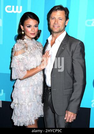 Nathalie Kelley & Grant Show participant au programme de présentation 2017 de CW Network, qui s'est tenu à l'hôtel de Londres le 18 mai 2017 Banque D'Images