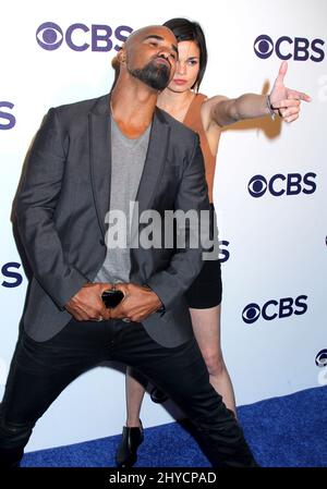 Shemar Moore & Lina ESCO assiste au tout-en-un CBS 2017 qui s'est tenu au Plaza Hotel le 17 mai 2017 Banque D'Images
