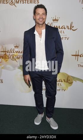 Brennan Elliott participe à la tournée de presse d'été de Hallmark Channel à Los Angeles, en Californie Banque D'Images