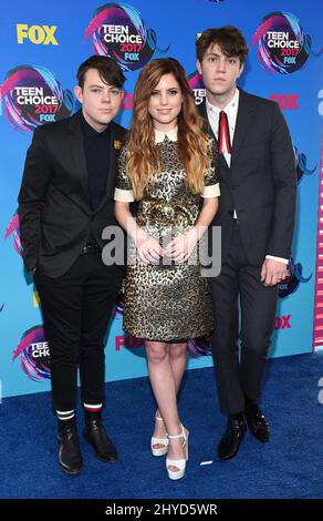 Echosmith a assisté aux prix Teen Choice 2017 qui se sont déroulés au Galen Centre de Los Angeles, aux États-Unis Banque D'Images