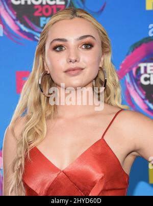 Peyton List assister aux prix Teen Choice 2017 au Galen Centre de Los Angeles, aux États-Unis Banque D'Images