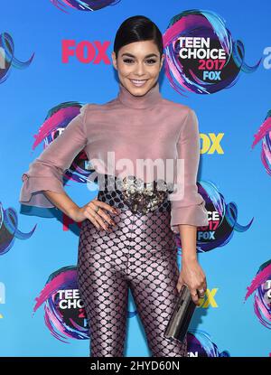 Vanessa Hudgens participe aux prix Teen Choice 2017 qui se tiennent au Galen Centre de Los Angeles, aux États-Unis Banque D'Images