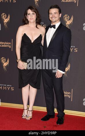 Melanie Lynskey et Jason Ritter arrivent pour la Journée 2017 des arts créatifs Emmys 2 qui s'est tenue au Microsoft Theatre L.A. LIVE, Los Angeles, 10th septembre 2017 Banque D'Images