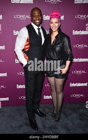 Terry Crews et Rebecca King-crews qui assistent à la fête pré-Emmy de l'Entertainment Weekly Banque D'Images